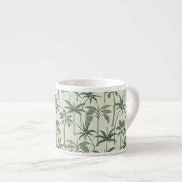 Liten oas: Botanisk palm fintradig salvia Espressomugg