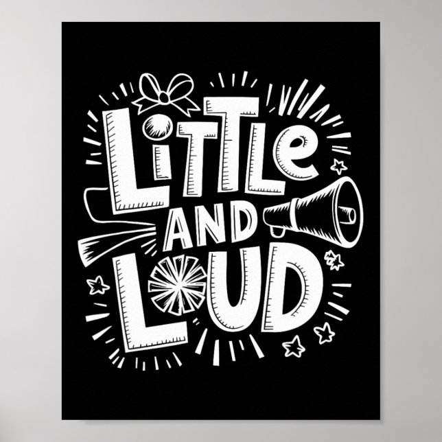 Liten och högljudd, Cheerer Cheerleader Och Cheer  Poster (Framsidan)