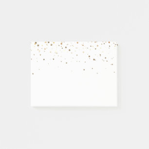 Liten och nätt guld- stjärnor Posta-den-Noterar Post-it Block