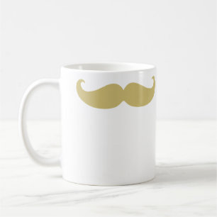 Liten och nätt Handlebarmustasch i blondin Kaffemugg