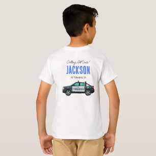 Liten officer polis födelsedag Personlig T Shirt