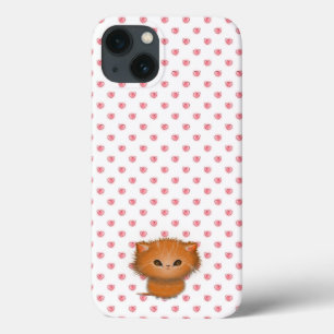 Liten orange tabby kattunge illustration