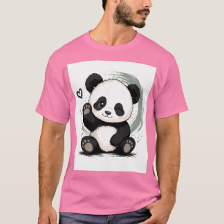 Liten Panda-stämning T Shirt