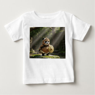 Liten Pandariddare i Träpansar T Shirt