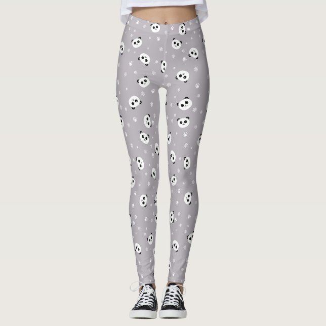 Liten pandas för Pandadamasker | | Baby4Life Leggings (Framsida)