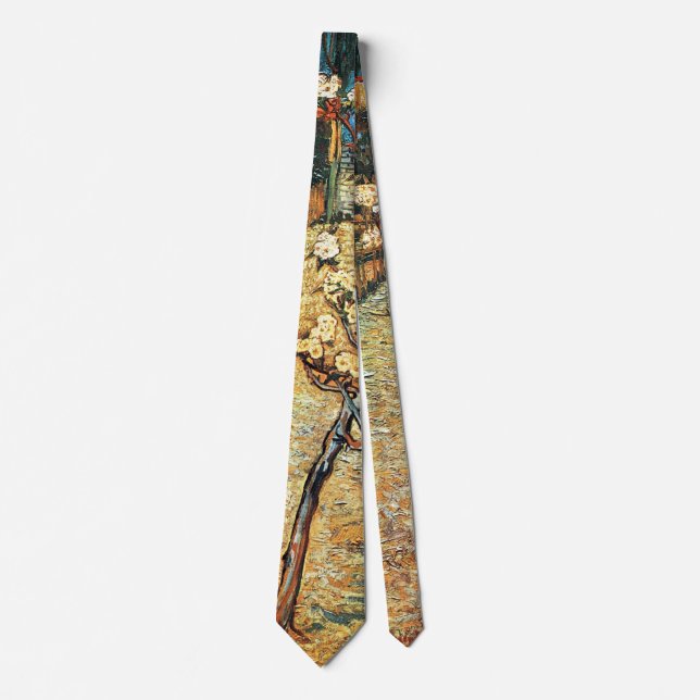 Liten päronträd i blom av Vincent van Gogh Slips (Framsida)