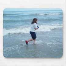 Liten pastejspring på stranden