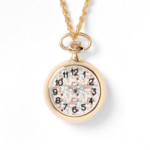 Liten pastelltriangel armbandsur