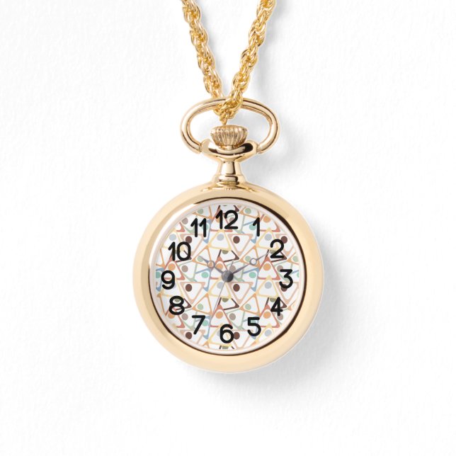 Liten pastelltriangel armbandsur (Framsida)