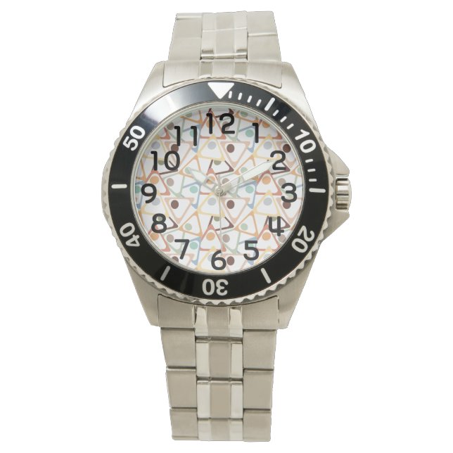 Liten pastelltriangel armbandsur (Framsida)