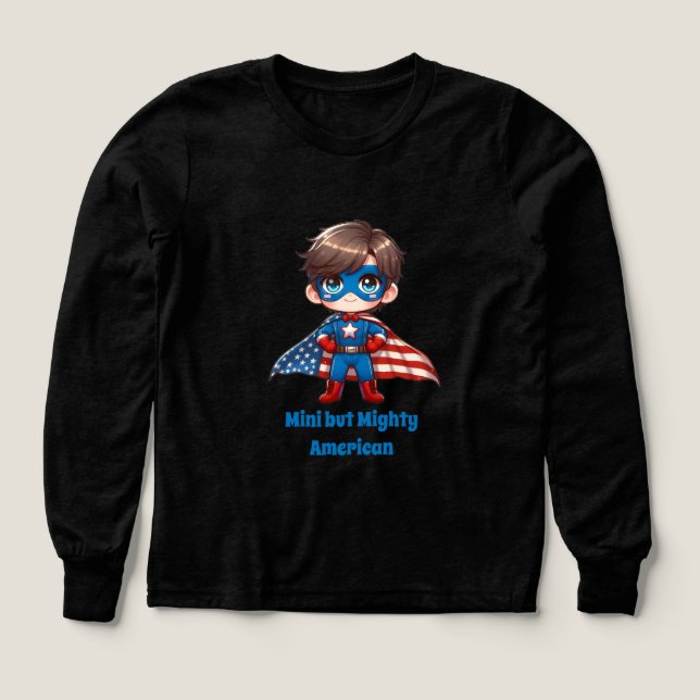 Liten patriot  t shirt (Design framsida)