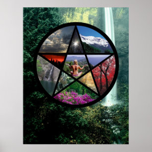 Liten Pentacleaffisch Poster