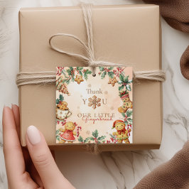 Liten pepparkaka födelsedag jul tack  gåvor etiketter