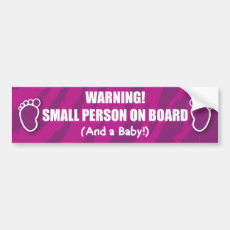 "Liten person ombord…", Bildekal