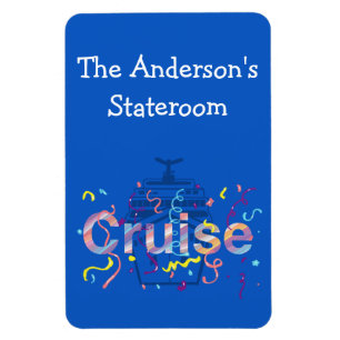 Liten Personlig Cruise Stateroom Magnet