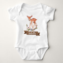 Liten personlig-dräkt av hjort t shirt