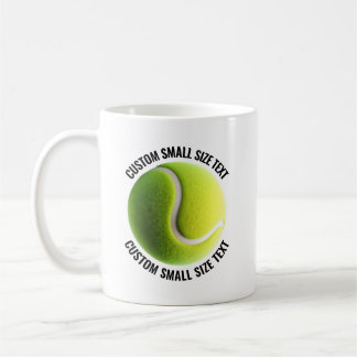 Liten Personlig Text Tennisboll  310 g Anpassad Kaffemugg