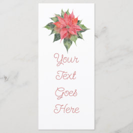 Liten Poinsettia Meny