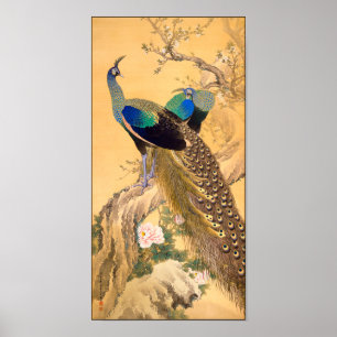 Liten poster japansk Art Motif