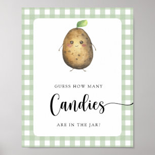 Liten potatis - gissa hur många kaniner det finns poster