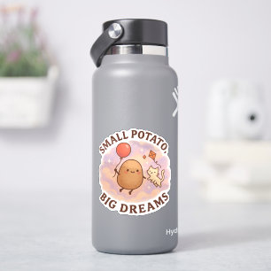 Liten Potatis Stora Drömmar – Sött Motivational Klistermärken