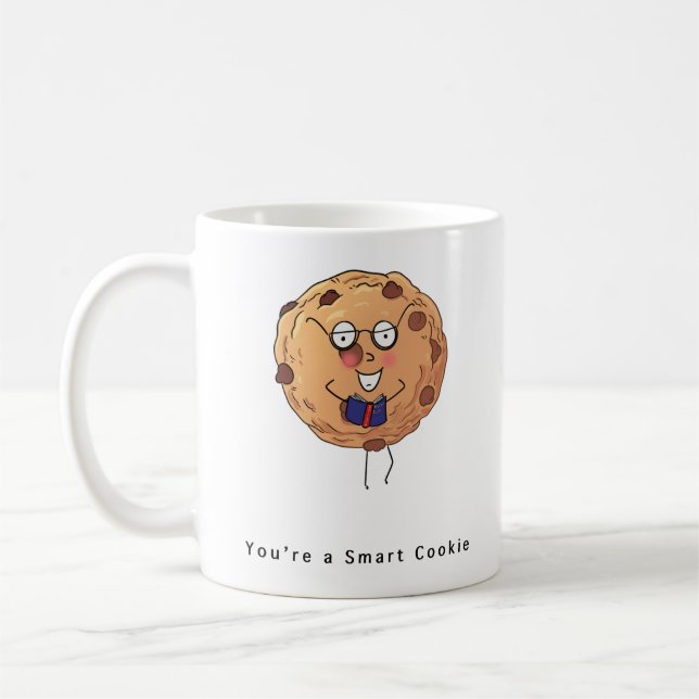 Liten present, smart kaka, söt kaffemugg (Vänster)