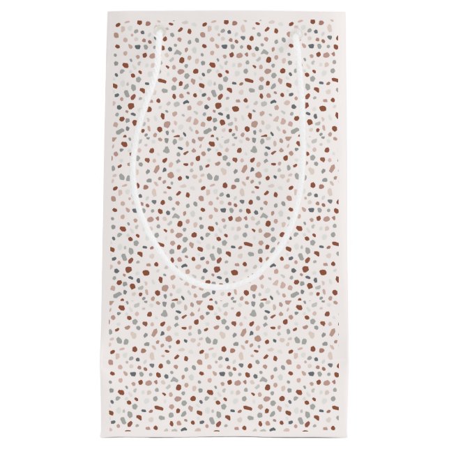 Liten presentpåse - Modern Terrazzo (Framsidan)