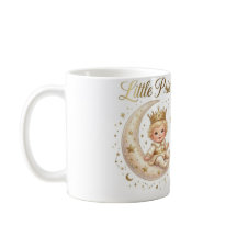 Liten prins lyxig baby-mugg | Söt krona baby