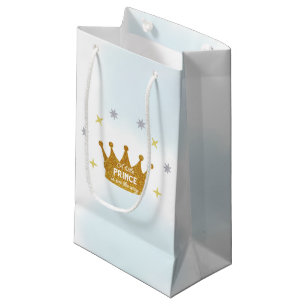 Liten prins pojke baby shower