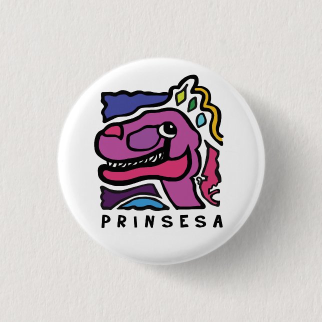 Liten Prinsesa logotyp - knäppas Knapp (Framsida)