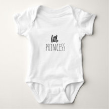 Liten prinsessa baby bodysuit