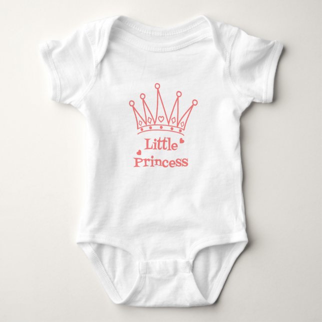 Liten prinsessa babytröja – kunglig sötma t shirt (Framsida)