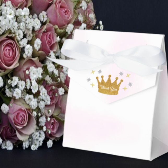 Liten prinsessa flicka baby shower presentaskar (Skapare uppladdad)