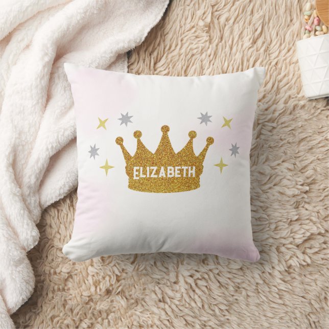 Liten prinsessa flicka kudde (Filt)