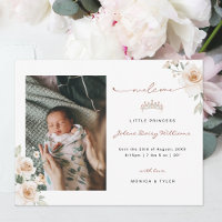 Liten prinsessa | Foto Födelseannons