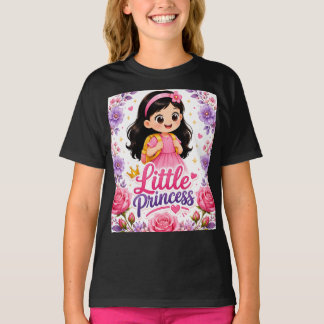 Liten prinsessa söt barn t-shirt .