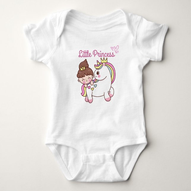 Liten prinsessa  t shirt (Framsida)