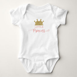 Liten prinsessa Tutu-bodysuit, rosa och guld Tröja