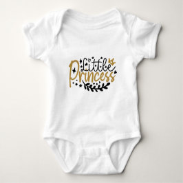 Liten prinsessa-typografi t shirt