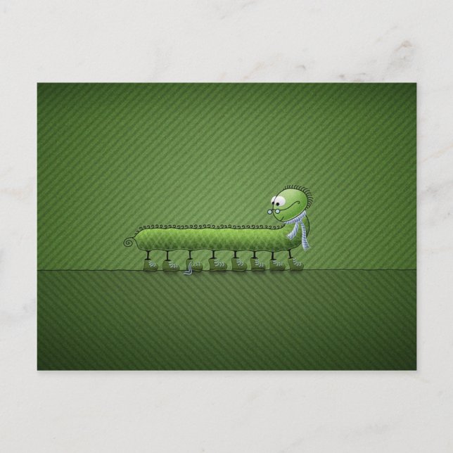 Liten Problem (Grön) Vykort (Framsida)