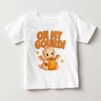 Liten Pumpa Baby Drak Cuten Halloween Baby T Shirt