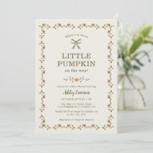 Liten pumpa-baby shower