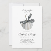 Liten Pumpa Coquette Bow Fall Baby Shower