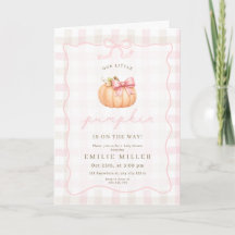 Liten Pumpa Flick Baby Shower Höst Pumpa Slöja