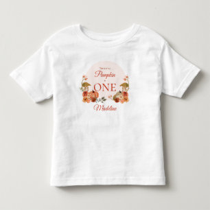 Liten pumpa fyller ett Första födelsedagen T Shirt