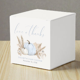 Liten Pumpa Höst Baby Pojke Shower Presentaskar