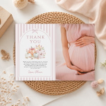 Liten pumpa höst baby shower foto