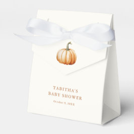 Liten pumpa höst baby shower presentaskar