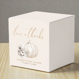 Liten Pumpa Höst Baby Shower Presentaskar