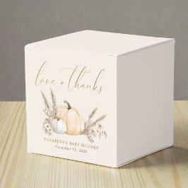 Liten Pumpa Höst Baby Shower Presentaskar